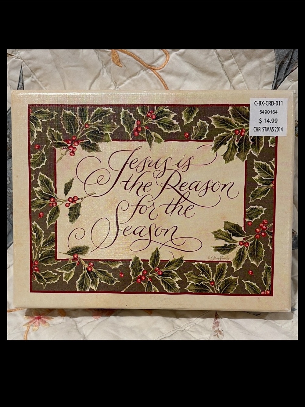 LANG Jesus is the Reason for the Season Christmas 7/Cards 8/Envelopes 5 3/8"